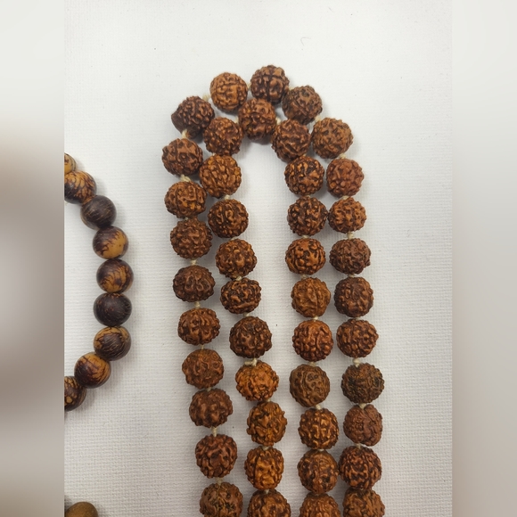 9 VINTAGE Pieces Set - Lotus, Bodhi, Mala and More - Picture 4 of 16